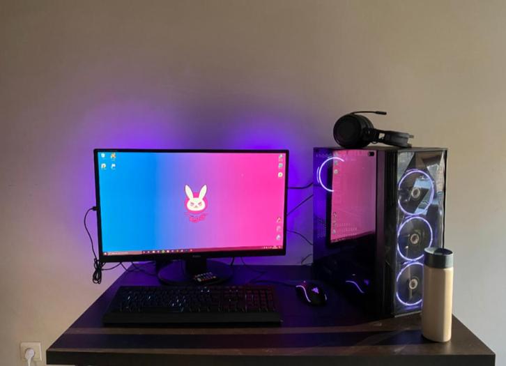 PC gamer, Computers en Software, Desktop Pc's, Zo goed als nieuw, HDD, SSD, 16 GB, Met videokaart, Gaming, Ophalen