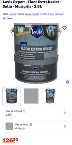 levis floor extra resist ( vloerverf), Bricolage & Construction, Peinture, Vernis & Laque, Moins de 5 litres, Peinture, Enlèvement