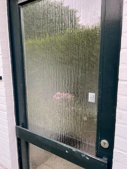 A donner châssis , porte d’entrée  démonter+ pierre bleue, Doe-het-zelf en Bouw, Glas en Ramen, Gebruikt, Gevelraam of Ruit, Dubbelglas