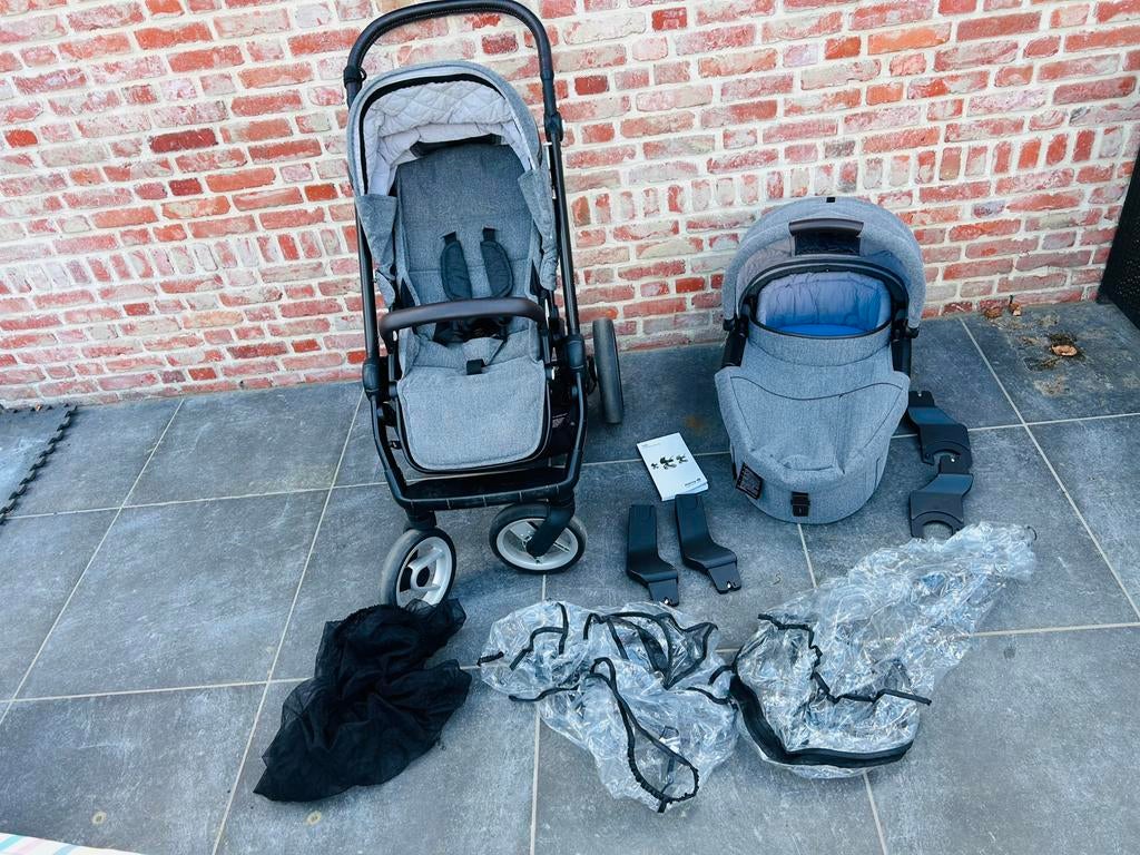 Mutsy evo 3 in 1 kinderwagen, Ophalen, Zo goed als nieuw, Kinderwagen, Mutsy