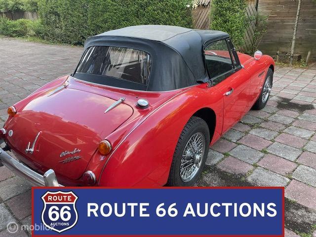 Austin-Healey 3000 Mk III | 1967 | Route 66 Auctions, Austin, Zwart, Bedrijf, Handgeschakeld