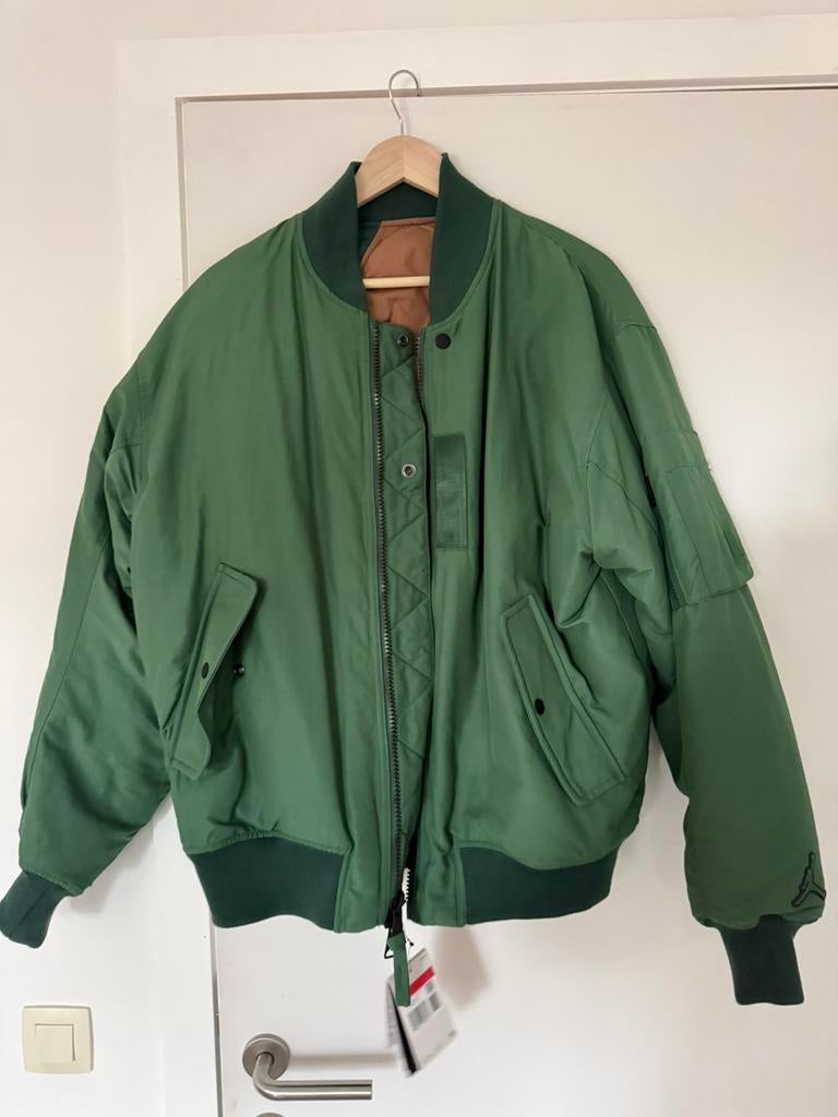 Jordan Essentials Bomberjack, Ophalen, Nieuw, Maat 52/54 (L), Groen