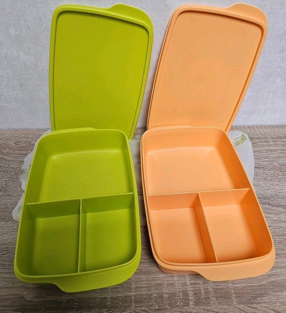 Tupperware vakjeslunchdoos, Ophalen of Verzenden, Nieuw
