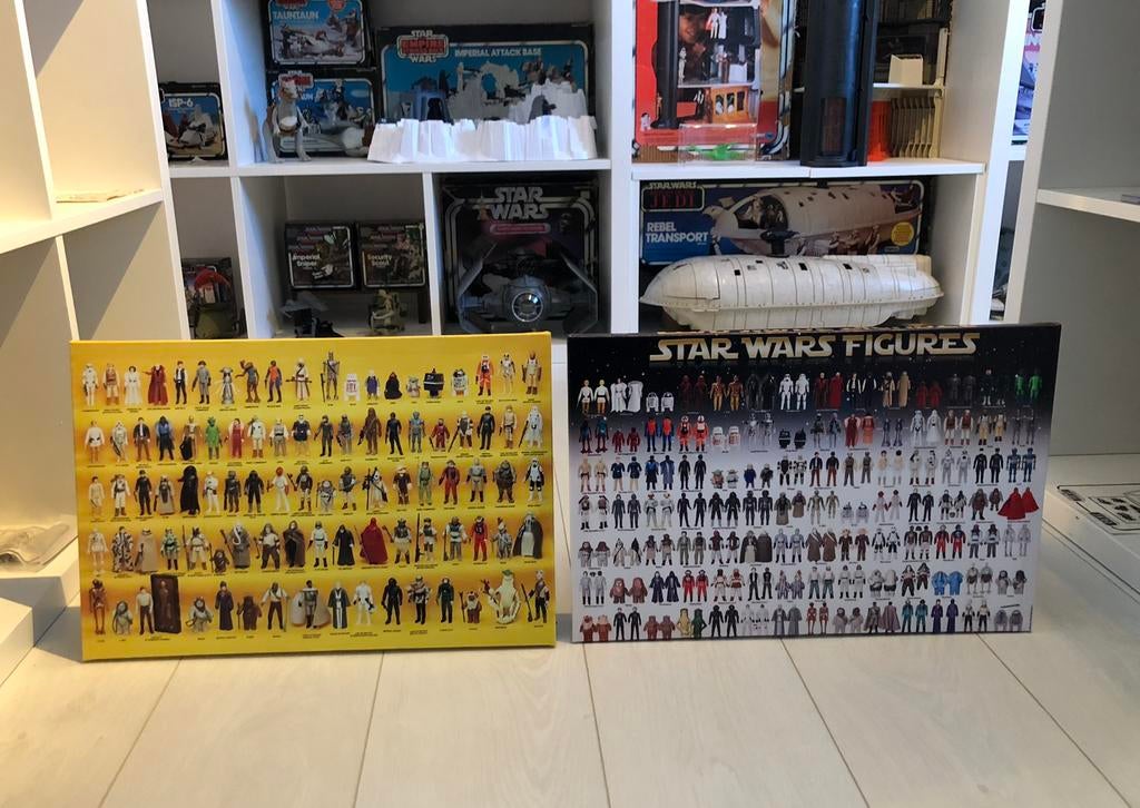 Cadres figurines star wars vintage, Collections, Enlèvement ou Envoi