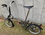 Ultralichte (9,8kg) BROMPTON "P-Line" TITANIUM, RAW LACQUER, Vitesses, Brompton, Comme neuf, Enlèvement