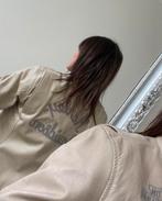 Lederen vest Harley Davidson, beige, maat S ( 38), Ophalen of Verzenden, Nieuw met kaartje, Dames, Motorcrosskleding