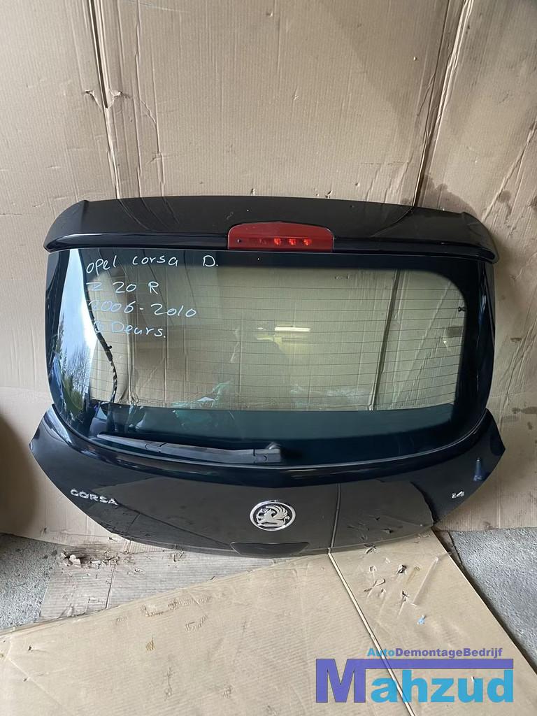 OPEL CORSA D Zwart Z20R Achterklep slot ruitenwissermotor, Arrière, Opel Automobile GmbH, Porte, Opel