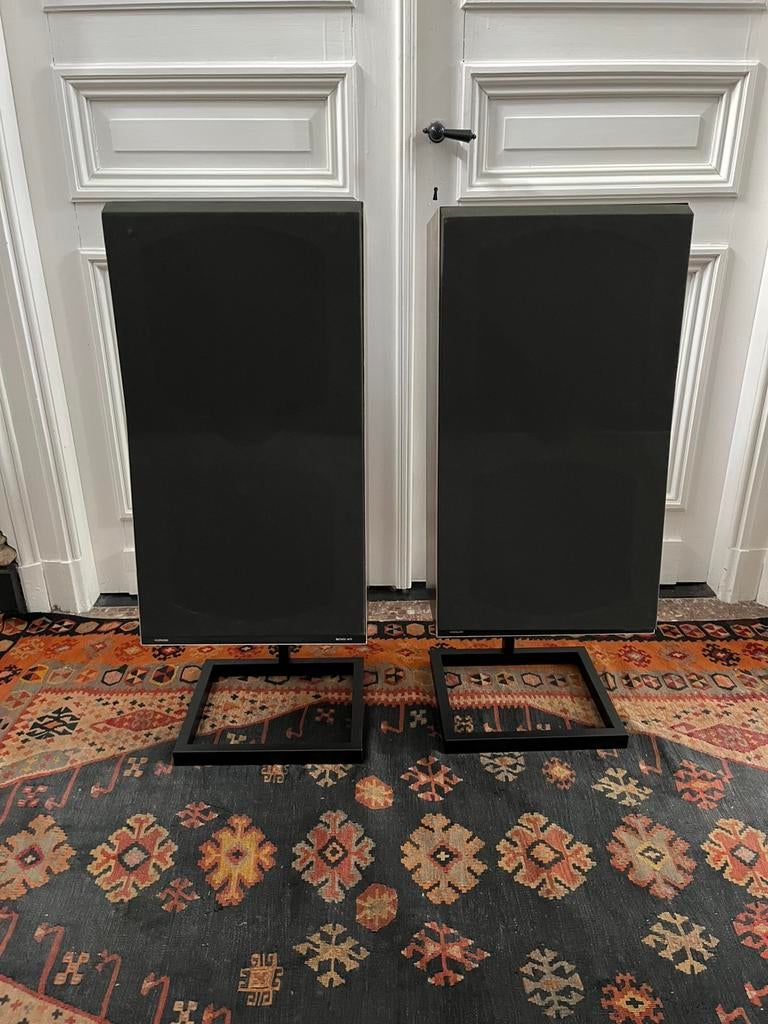 VINTAGE BANG &OLUFSEN M75 BOXEN LUIDSPREKERS OP STANDAARD, Enlèvement, Utilisé