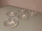 5 kristallen onderleggers Val Saint Lambert, Antiek en Kunst, Antiek | Glaswerk en Kristal, Verzenden
