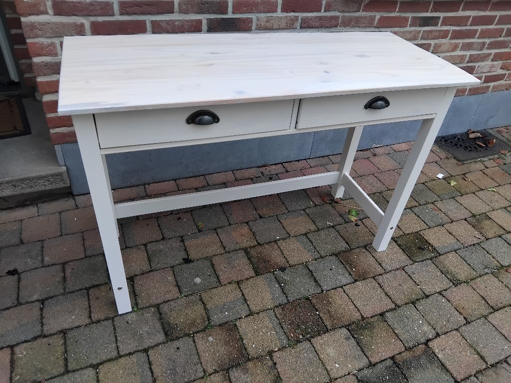 sidetable of wandkast bureau grenenhout nieuwstaat, Ophalen, Zo goed als nieuw, Grenenhout