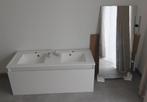 Meuble salle de bain double vasque, Huis en Inrichting, Badkamer | Badkamermeubels, Ophalen, 100 tot 150 cm, Zo goed als nieuw