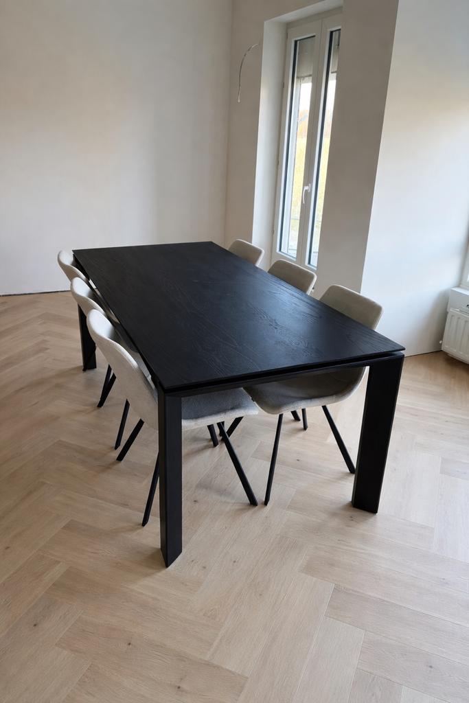 Table extensible JUNTOO 180/280x90, Maison & Meubles, Tables | Tables à manger, Comme neuf, Chêne, Enlèvement