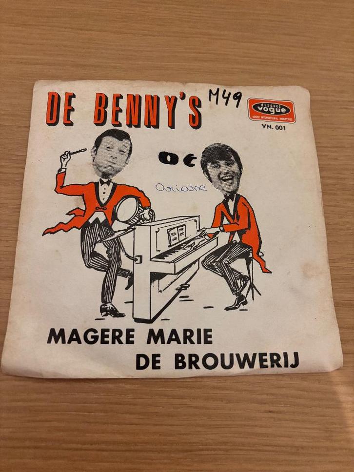 Single - De Benny's - Magere Marie, Cd's en Dvd's, Vinyl Singles, Gebruikt, Single, Pop, 7 inch, Ophalen of Verzenden