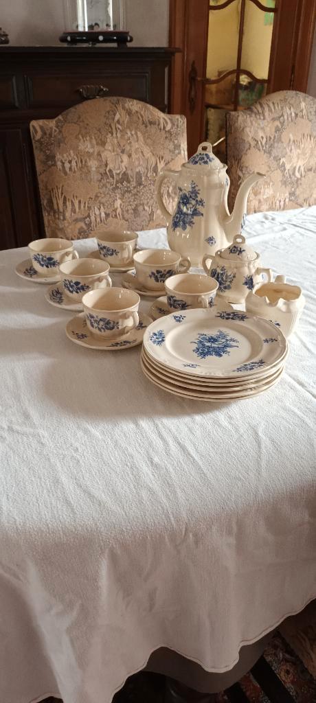 Koffieservies Boch Rhodia, Antiek en Kunst, Antiek | Servies compleet, Ophalen