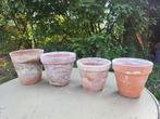 Set terracotta oude bloempotten, Tuin en Terras, Ophalen, Terracotta