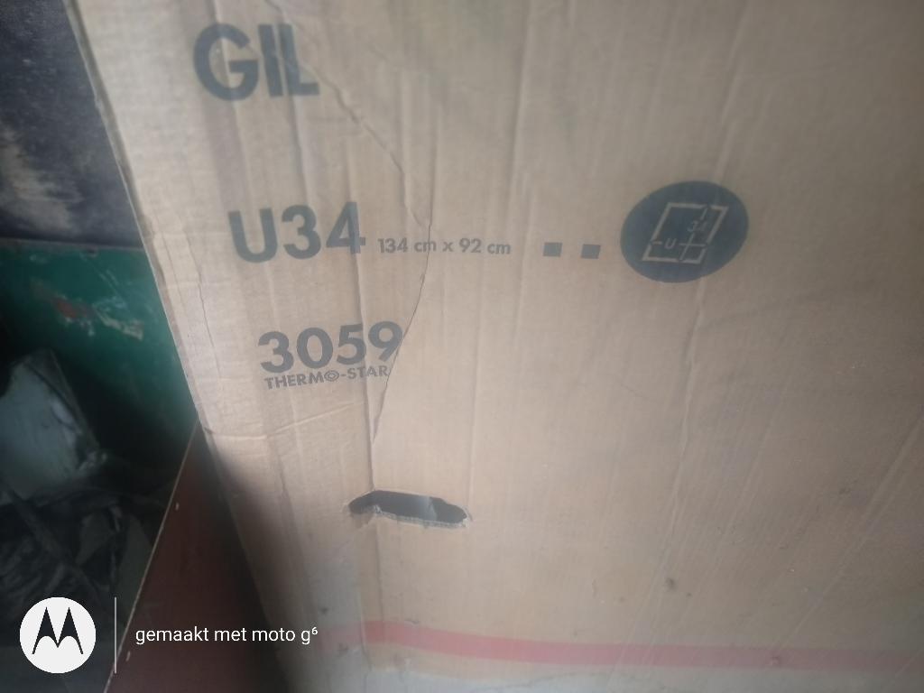 V-lux, Bricolage & Construction, Vitres, Châssis & Fenêtres, Neuf, Double vitrage, 120 à 160 cm, Enlèvement