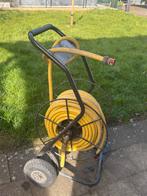 Enrouleur professionnel - Avec 60 mètres de tuyau d'arrosage, Jardin & Terrasse, Enlèvement, Comme neuf, Tuyau d'arrosage