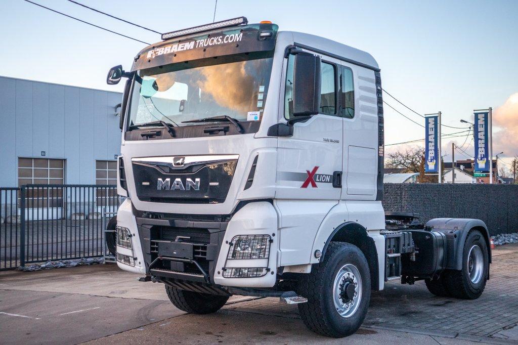 MAN TGX 18.510 BLS - 4X4H (bj 2021), Auto's, Automaat, Euro 6, MAN, Wit
