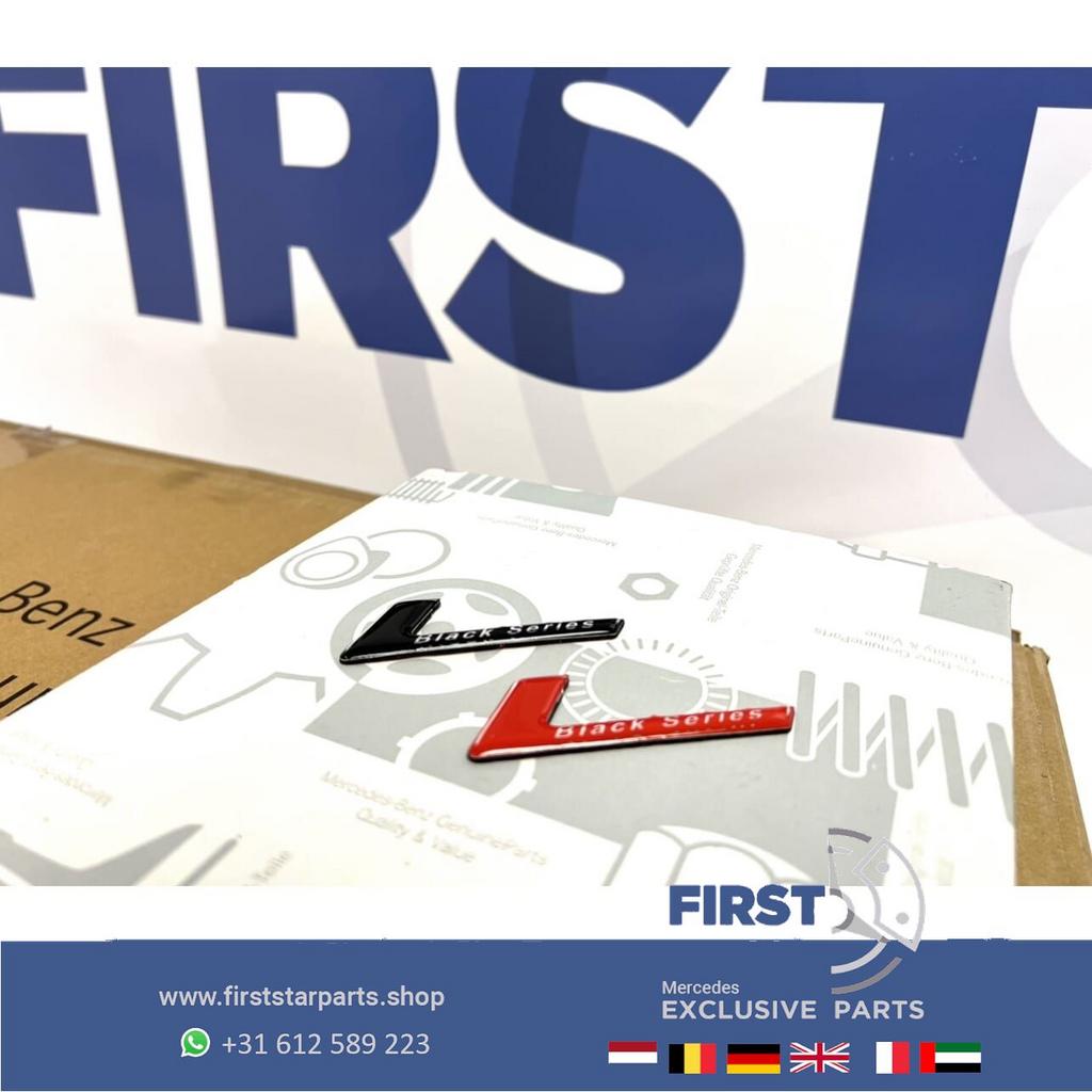 AMG EMBLEM BLACK SERIES EMBLEEM KOFFERBAK LOGO AMG BADGE Mer, Arrière, Utilisé, -, -