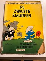 Vintage Smurfen album – De Zwarte Smurfen – Dupuis (Peyo), Verzamelen, Smurfen, Ophalen, Gebruikt