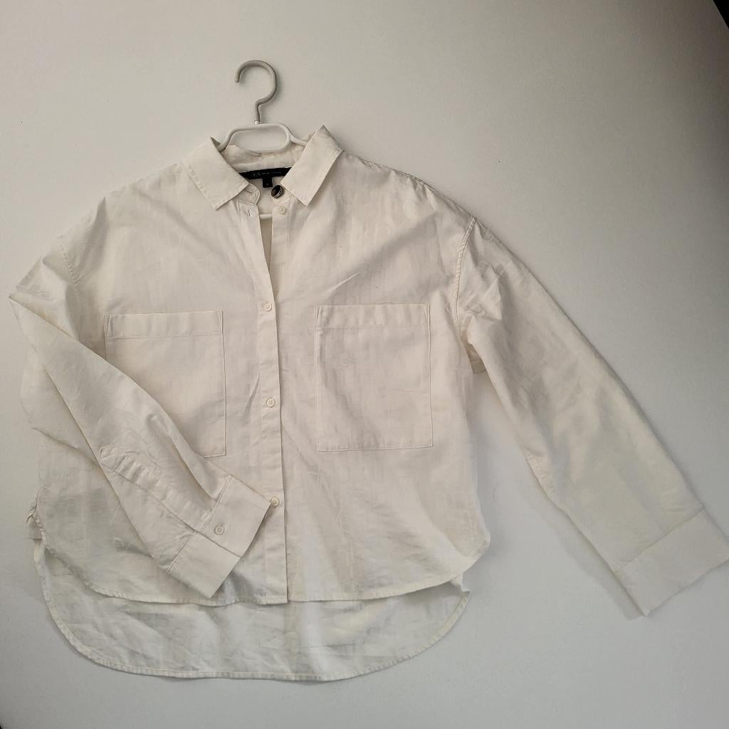 Bloese, Kleding | Dames, Blouses en Tunieken, Beige, Ophalen of Verzenden, Zo goed als nieuw, ANDERE