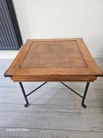 Vierkante houten salontafel, Ophalen, Vierkant