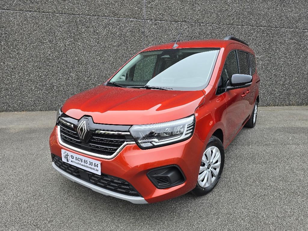 Renault Grand Kangoo 1.3 TCe Grand Techno 7 ZITPLAATSEN.., Auto's, Voorwielaandrijving, Monovolume, Bruin, 7 zetels