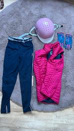 Ensemble d'équitation pour filles (casque, gants, gilet), Neuf, Enlèvement, Autres types, Autres espèces