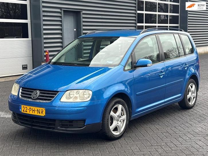 Volkswagen Touran 2.0-16V FSI Trendline, trekhaak, airco, Auto's, Volkswagen, Bedrijf, Te koop, Touran, ABS, Airbags, Airconditioning