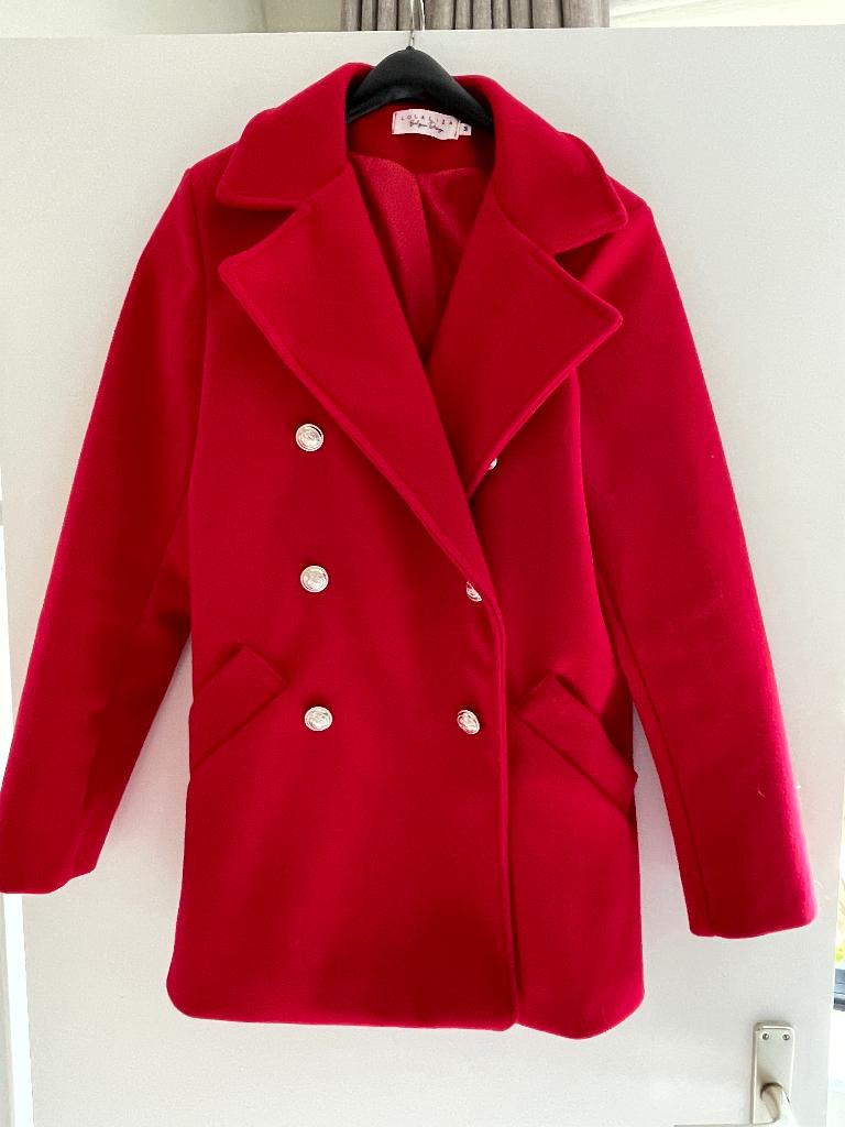 Nieuwe rode mantel, Lola & Liza, Nieuw, Rood, Ophalen