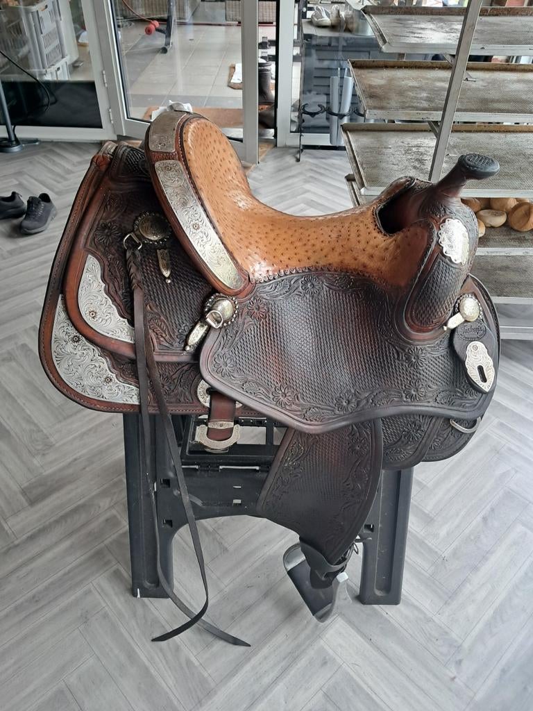 Showzadel merk teskey's, Dieren en Toebehoren, Paarden en Pony's | Zadels, Ophalen