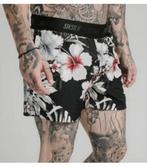 Short de bain standard SikSilk maillots fleuris pour hommes, Enlèvement ou Envoi, Taille 46 (S) ou plus petite, Noir, Short de bain