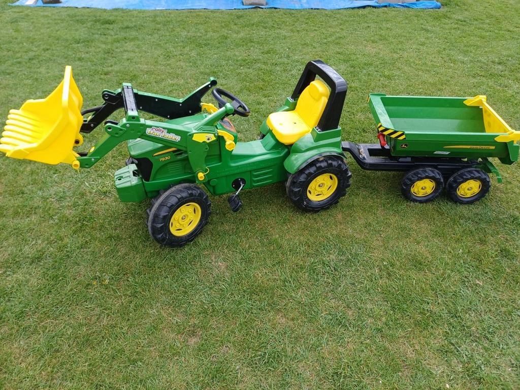 John deere trap tractor rolly trac lader, Kinderen en Baby's, Ophalen