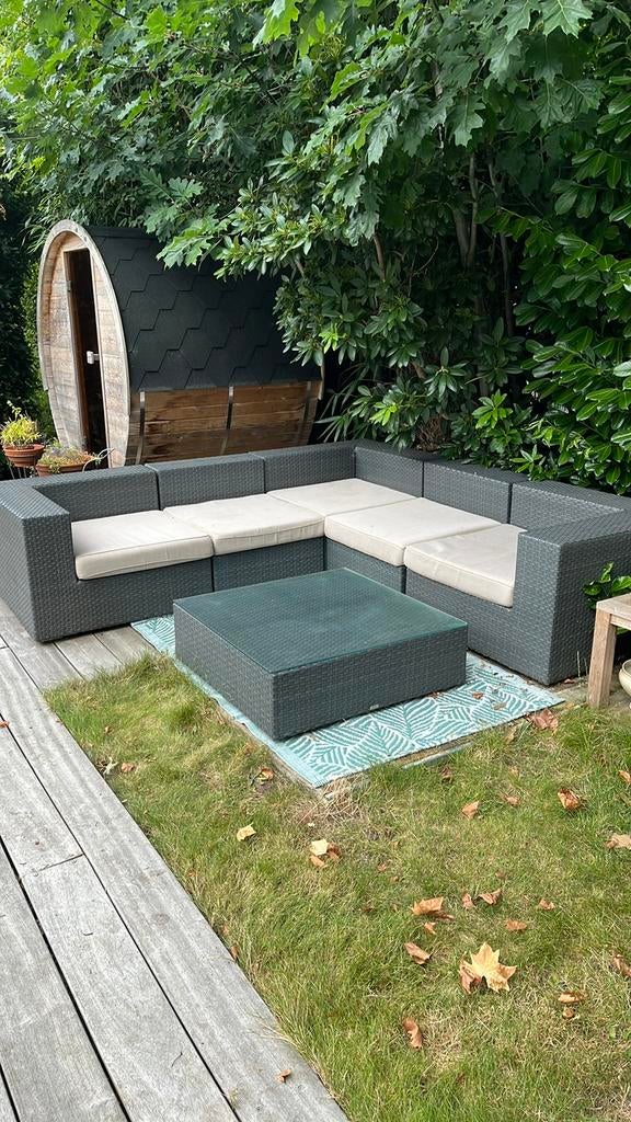 Loungeset tuin, Enlèvement, Comme neuf, Aluminium, Sets de jardin
