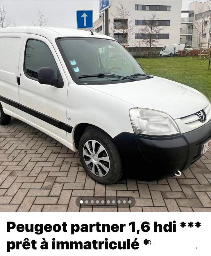 Partner 16 hdi 169000 km- ct geldig op 12/2026, Auto's, Bestelwagens en Lichte vracht, Particulier, Peugeot, Diesel, 4 deurs, Handgeschakeld