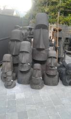 tête de moaï en pierre géante haut 1m70, soldé !, Jardin & Terrasse, Statues de jardin, Enlèvement, Comme neuf, Pierre, Bouddha