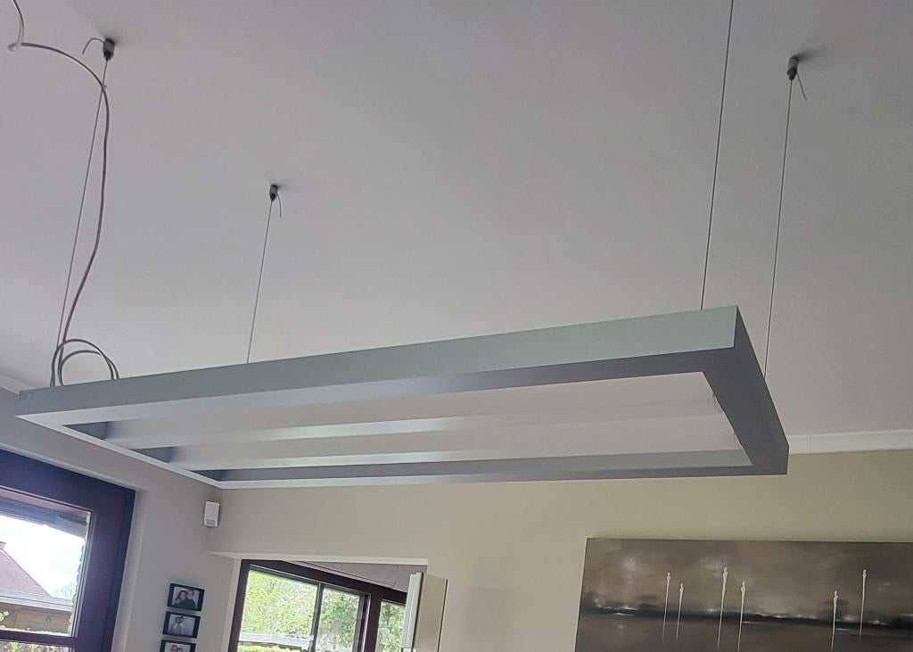 Lampe suspendue en inox, Enlèvement ou Envoi, Utilisé, Design tijdloos