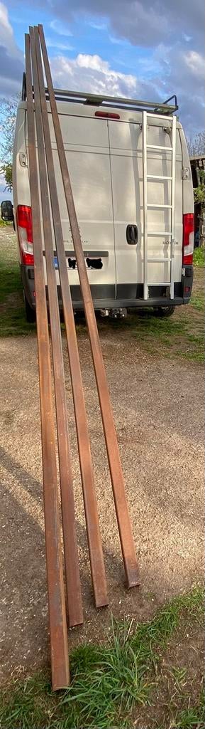 Stalen koker 50x50x3 mm, Bricolage & Construction, Quincaillerie & Fixations, Enlèvement, Utilisé