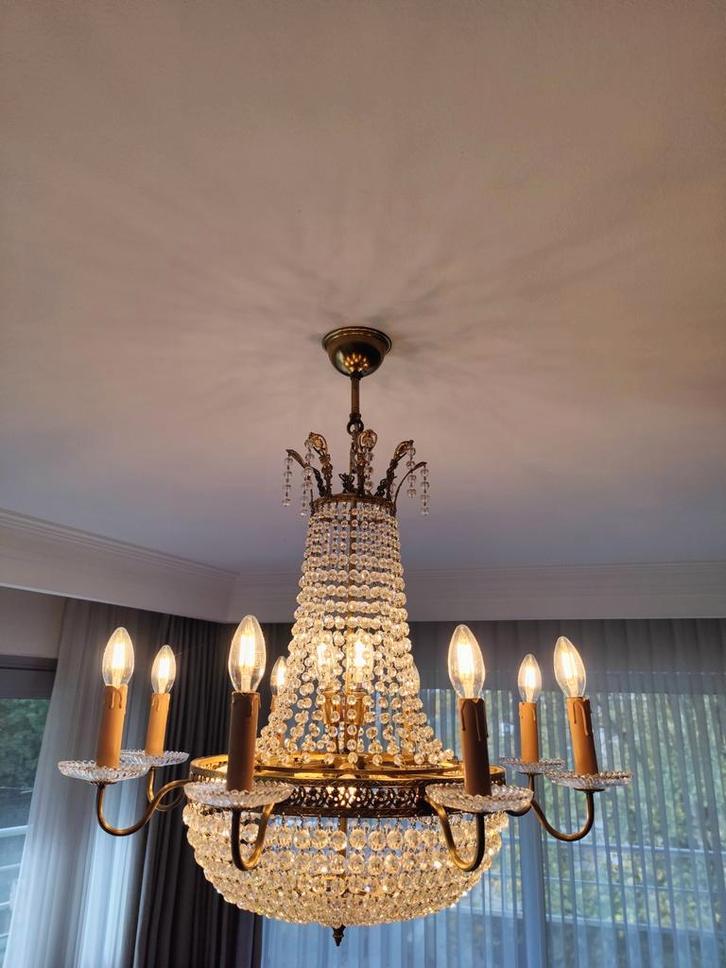 2 prachtige lusters, Antiek en Kunst, Antiek | Verlichting, Ophalen