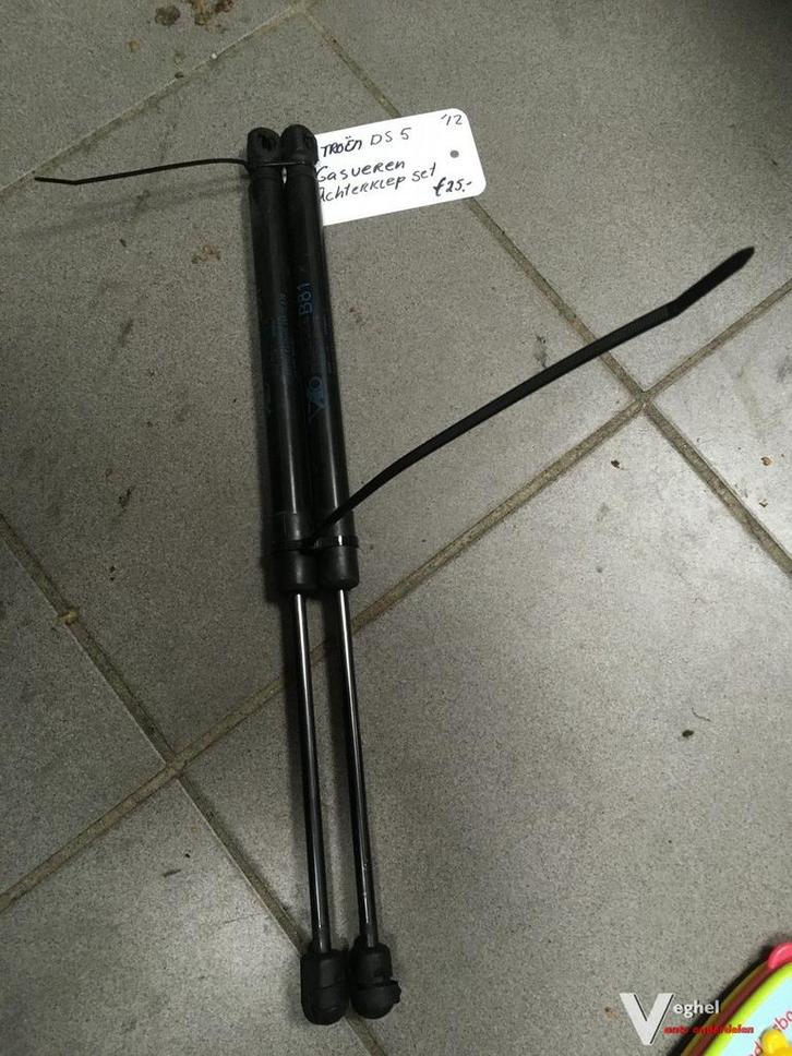 Citroen DS5 2012 set gasveren achterklep, Auto-onderdelen, Carrosserie, Gebruikt, Ophalen of Verzenden