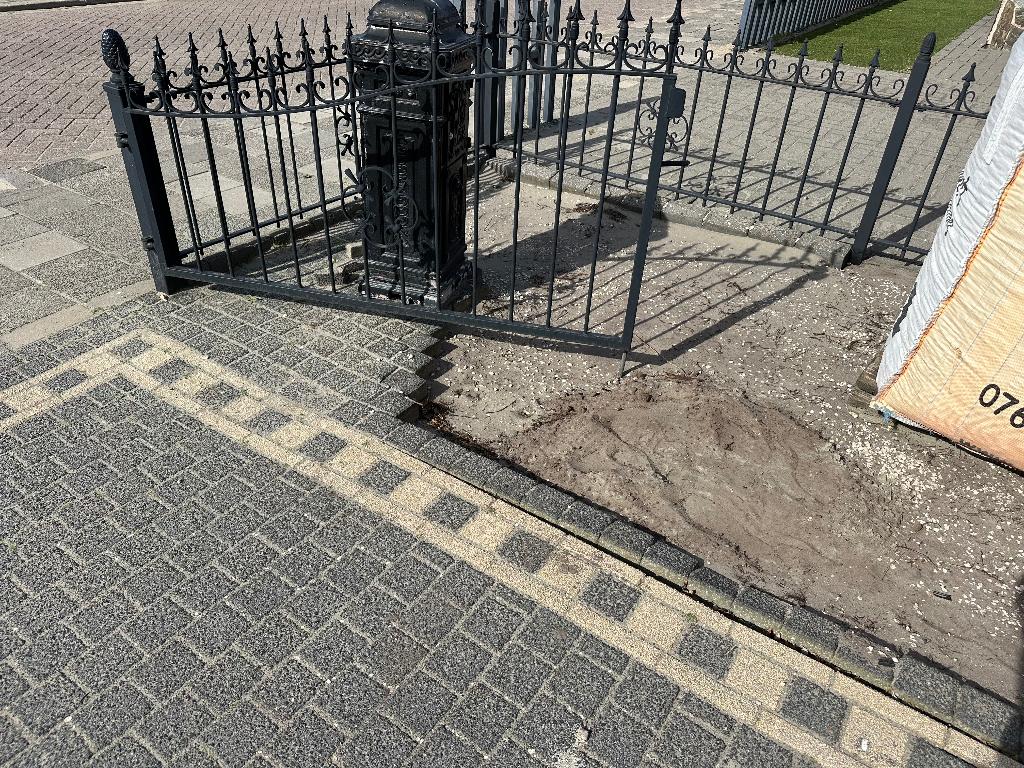 Sierhekwerk, Ophalen, Met poort, Zo goed als nieuw, Sierhekwerk