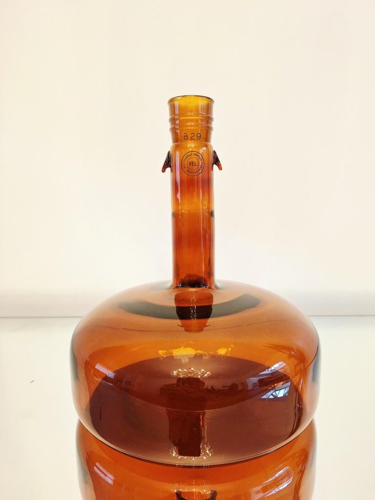 Ancien flacon de pharmacie à fond plat ambré, Antiquités & Art, Antiquités | Verre & Cristal, Enlèvement ou Envoi