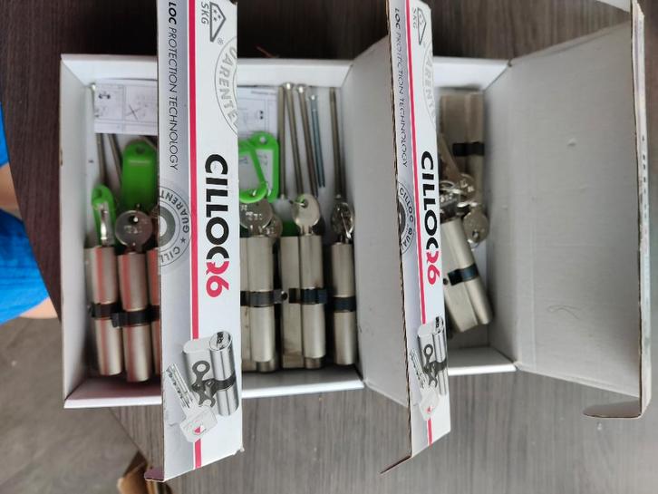 deurcilinders, Doe-het-zelf en Bouw, Hang- en Sluitwerk, Nieuw, Slot, Inox, Ophalen