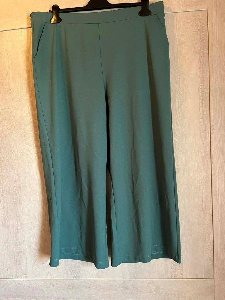 driekwart groen liberty island rekker 50, Kleding | Dames, Grote Maten, Zo goed als nieuw, Broek of Spijkerbroek, Groen, Liberty island