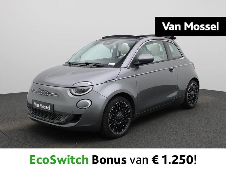 Fiat 500C 500e 42 kWh La Prima, Auto's, Fiat, Bedrijf, Te koop, 500C, 360° camera, Adaptive Cruise Control, Airconditioning, Bluetooth