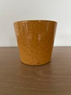 Mosterdgele bloempot, Tuin en Terras, Ophalen, Zo goed als nieuw