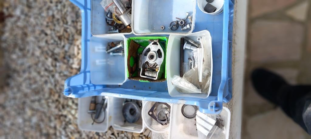 moteur demonte de 250 cc gillet herstal, Motos, Enlèvement ou Envoi, Utilisé