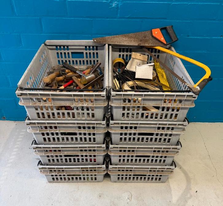 Grote partij handgereedschap en werkplaatsmateriaal, Doe-het-zelf en Bouw, Gereedschap | Handgereedschap, Gebruikt, Ophalen