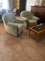 Salon 3zit en 2x 1zit, Ophalen, Gebruikt, Stof, Rustiek