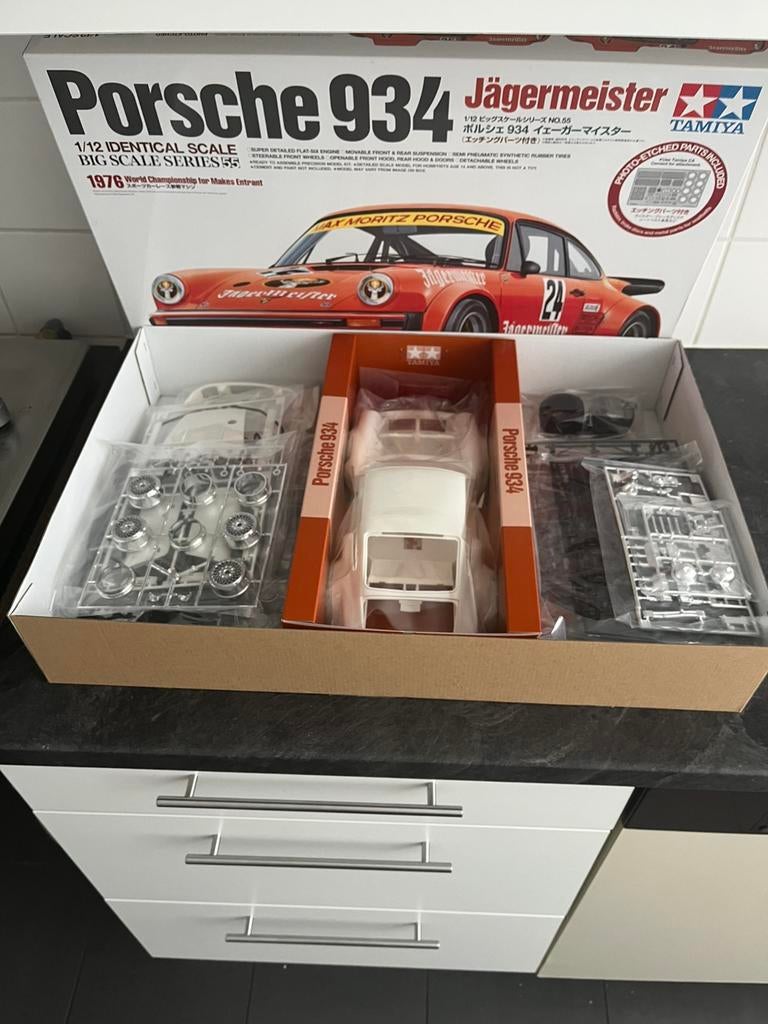 Tamiya Porsche 934 1/12, Ophalen of Verzenden, Nieuw